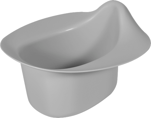 Potje donkergrijs, 1 stuk