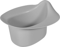 Potje donkergrijs, 1 stuk