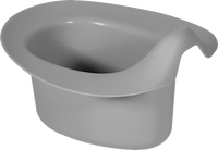 Abhaltetöpfchen dunkelgrau, 1 St