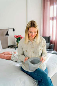 Potje donkergrijs, 1 stuk