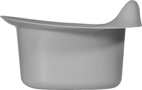 Potje donkergrijs, 1 stuk