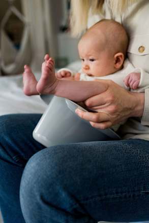 Potje donkergrijs, 1 stuk