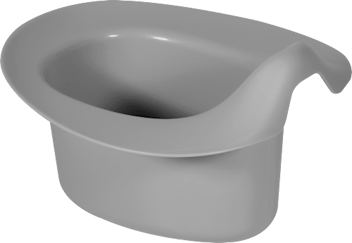 Potje donkergrijs, 1 stuk