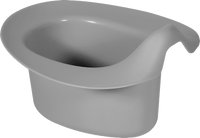 Potje donkergrijs, 1 stuk