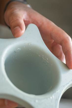 Duschhilfe aquamarin, 1 St
