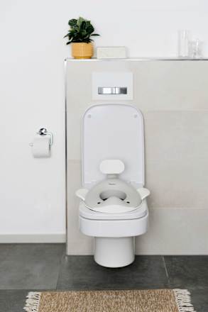 Toilettrainer lichtgrijs, 1 stuk