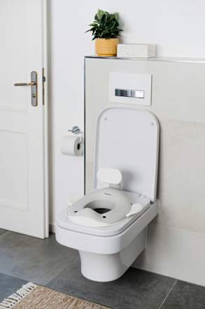 Toilettrainer lichtgrijs, 1 stuk
