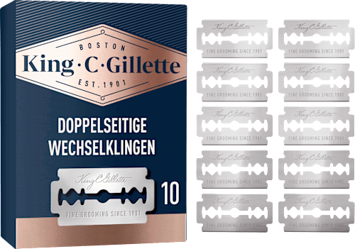 Rasierklingen, Double Edge für Rasierhobel, 10 St