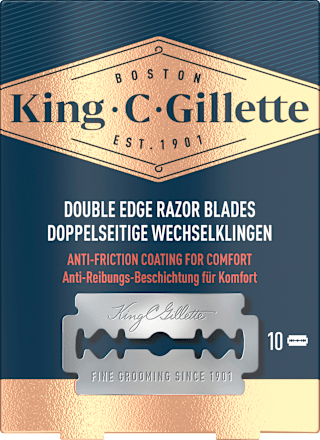Rasierklingen, Double Edge für Rasierhobel, 10 St