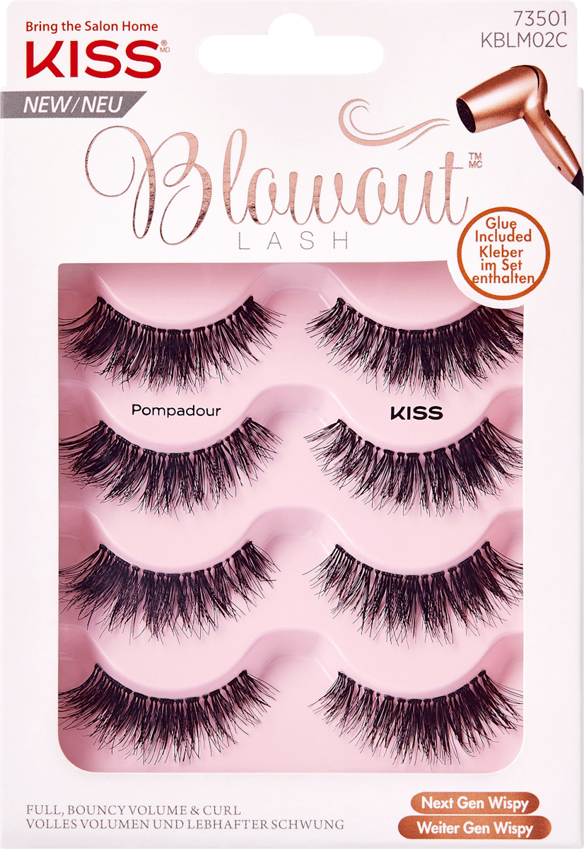 Kunstmatige wimpers Blowout Lash Pompadour (4 paar), 8 stuks