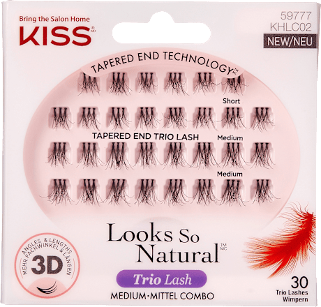 Künstliche Wimpern Looks So Natural Trio Lash, 30 St