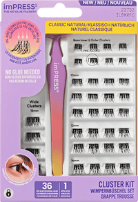 Künstliche Wimpern Set imPRESS Press-on Falsies Kit 01, 1 St
