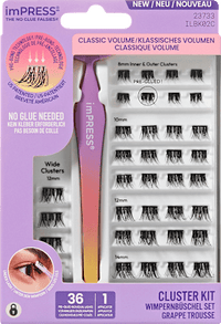 Künstliche Wimpern Set imPRESS Press-on Falsies Kit 02, 1 St