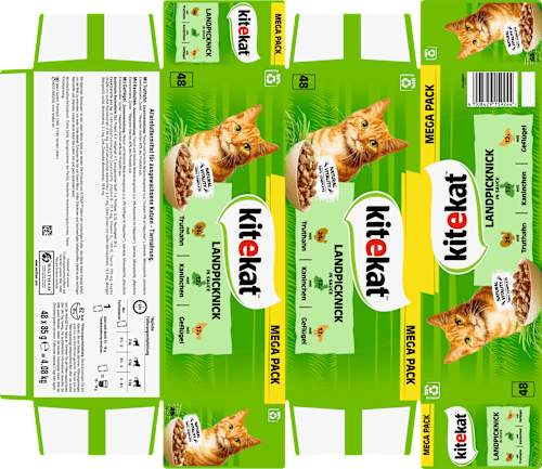 Nat kattenvoer Country Picnic in Gravy, Megapack (48x85 g), 4,08 kg