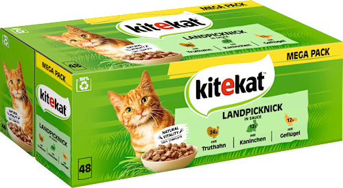 Nat kattenvoer Country Picnic in Gravy, Megapack (48x85 g), 4,08 kg