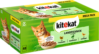 Nat kattenvoer Country Picnic in Gravy, Megapack (48x85 g), 4,08 kg