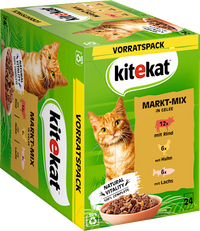 Nat kattenvoer Marktmix in gelei Multipack (24x85 g), 2,04 kg