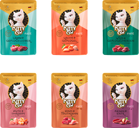 Nassfutter Katze Paté Mix 2, Multipack (6x85 g), 510 g KittyCat