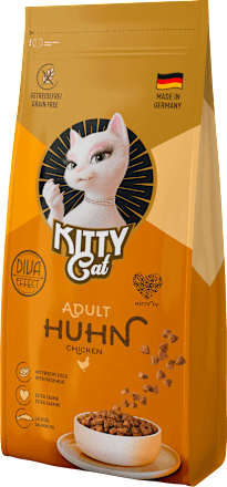 Trockenfutter Katze mit Huhn, Adult, 3 kg KittyCat
