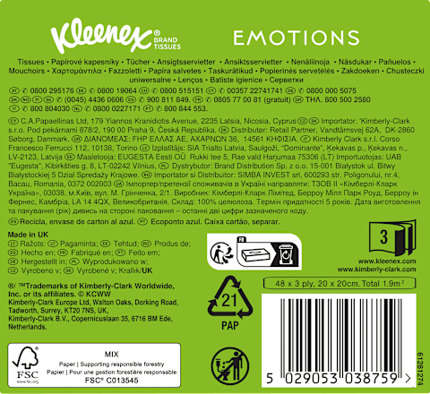 Tissues doos, 48 ​​stuks