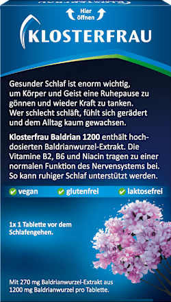 Valeriaan 1200 tabletten 30 stuks, 28,3 g
