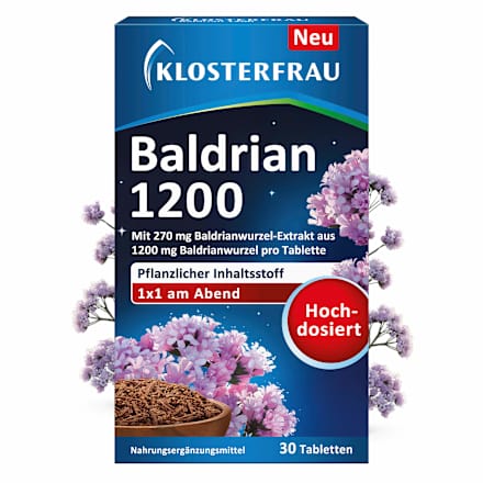 Valeriaan 1200 tabletten 30 stuks, 28,3 g
