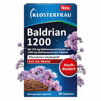Valeriaan 1200 tabletten 30 stuks, 28,3 g