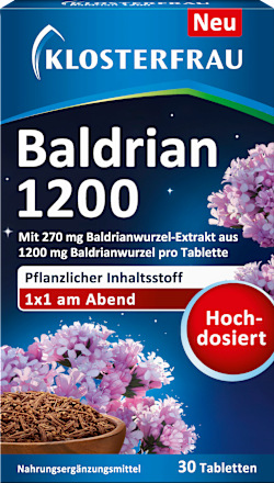 Valeriaan 1200 tabletten 30 stuks, 28,3 g