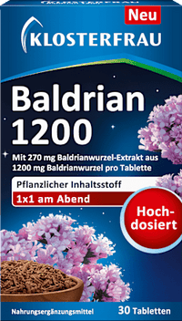 Valeriaan 1200 tabletten 30 stuks, 28,3 g