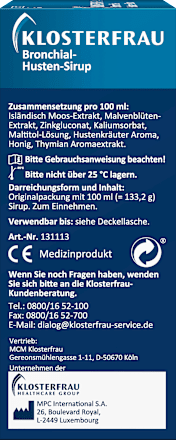 Bronchial-Husten-Sirup, 100 ml