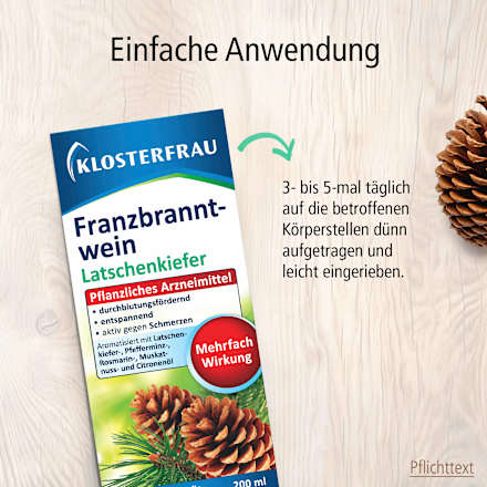 Franzbranntwein Latschenkiefer, 200 ml