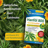 Hanföl 800 & Goldmohn Kapseln, 30 St