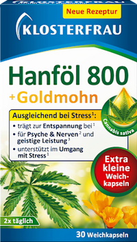 Hanföl 800 & Goldmohn Kapseln, 30 St