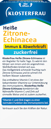 Hot Lemon Echinacea suikervrije zakjes 12 stuks, 48 ​​g