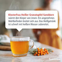 Heißer Granatapfel-Sanddorn Heißgetränk Beutel 10 St., 150 g