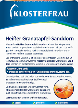 Warme Granaatappel-Duindoorn Warme Drank Zakjes 10 stuks, 150 g