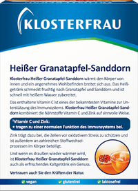 Warme Granaatappel-Duindoorn Warme Drank Zakjes 10 stuks, 150 g