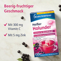 Heißer Holunder Heißgetränk Beutel 10 St., 150 g