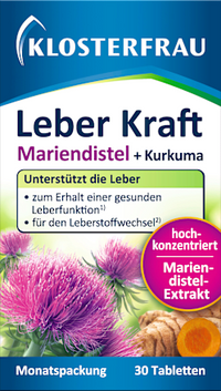 Klosterfrau Leber Kraft Mariendistel Kurkuma 30 Tabletten
