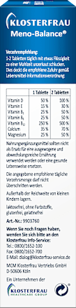 Meno Balance Tabletten 60 St, 69,5 g