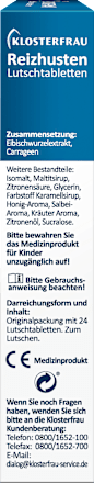 Reizhusten Lutschtabletten Salbei Honig, 24 St