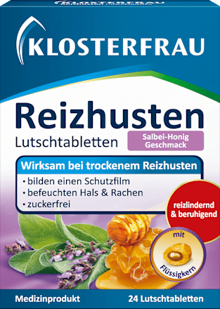 Hoesttabletten met salie en honing, 24 stuks