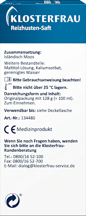 Reizhusten-Saft, 128 g