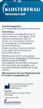Hoestsiroop tegen kriebelhoest, 128 g