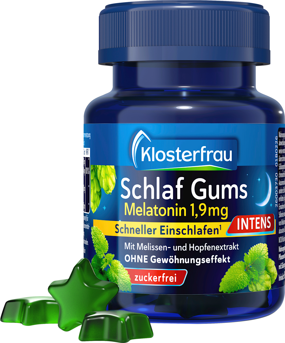 KLOSTERFRAU Schlaf Gums Intens Melatonin 1,9mg, 30 St, 69,3 g
