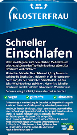 Schneller Einschlafen Melatonin 2,0 mg Tabletten 30 St, 9,6 g