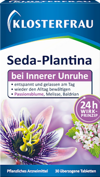Seda-Plantina Innerlijke Rusteloosheid Tabletten, 30 stuks
