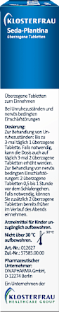 Seda-Plantina Innerlijke Rusteloosheid Tabletten, 30 stuks