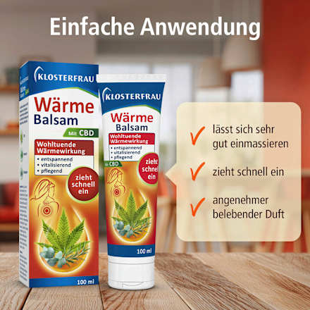Verwarmende balsem met CBD, 100 ml