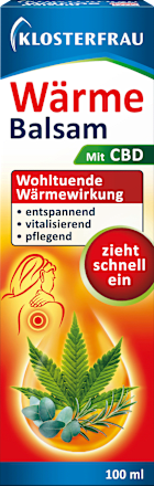 Verwarmende balsem met CBD, 100 ml